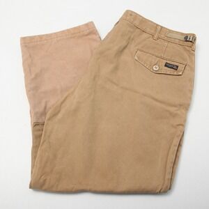 Rattlers Brand Mens 2XL Canvas Work Brush Pants Tan Khaki Reinforced Hunting USA